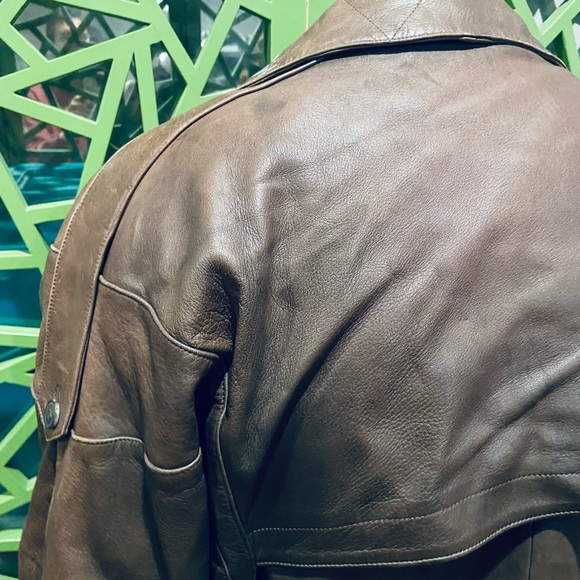 Loewe Madrid Luxury Lambskin Leather Jacket w/ Forro Lining - size 54 - Picture 8 of 12